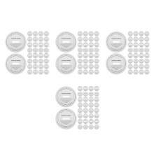200Stk Weiße Kerzenschutzdeckel Karton Für Aromatherapie