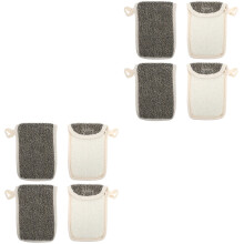 8Pcs Linen Soap Net Durable Exfoliating Mesh Soap Pouch for Shower