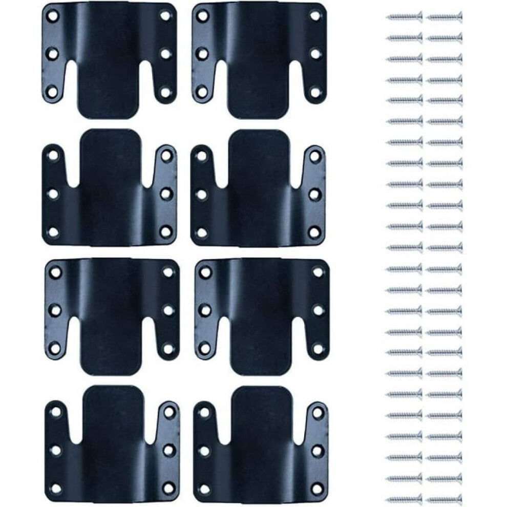 Sectional Couch Connectors, Universal Sectional Sofa Interlocking Metal Bracket For Secure Furniture Connection, Heavy Duty Sofa Connector With 9071309142891