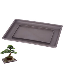 Gabhálaí Uisce Plandaí do Chrainn Bonsai, Tráidire Taise le Dearadh Draein chun Taise a Choinneáil agus Stains a Chosc, Tráidire Drip