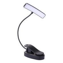 Portable LED Desk Lamp with3-Level Brightness, Reliable and Efficient Lighting for Music Stand and Piano Use, Flexible Gooseneck and Non-Slip Clip