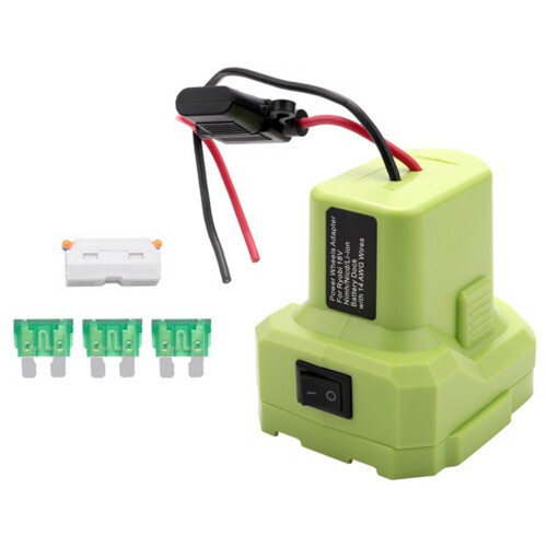 Προσαρμογέας Power Wheels για μπαταρία Ryobi 18V, κιτ μετατροπέα μπαταρίας με ασφάλεια 30Amp