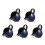 5Stk Blauer Keramik Creamer Mit Ausguss, Und 1