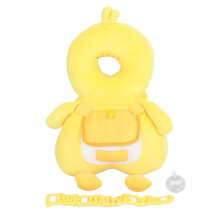 Zaino protettivo per la testa del bambino, protezioni per la testa e le ginocchia del bambino, cinturino regolabile in peluche, morbido e