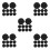 200Pcs Durable Black ABS Round Filter Balls for Fish Tank Purification 1