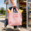 Οικολογική, πτυσσόμενη, αδιάβροχη τσάντα Oxford Tote, 40L, ενισχυμένες λαβές, 4