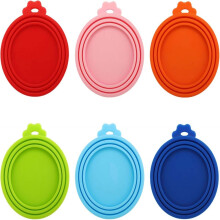 Wiederverwendbare Silikon-Dosendeckel für Tierfutter, BPA-frei, Universalgröße, spülmaschinenfest, lebensmittelechtes Material, 3-in-1-Verschluss