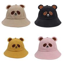 Panda-Sonnenhut, Polyester, breite Krempe