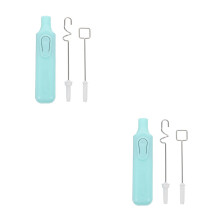 2Sets Elektrischer Pigmentmischer Blau PP Für Gouache Farbe Zuhause