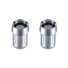 Silver LED Water Faucet Tap ABS Temperature Sensor Rgb Light