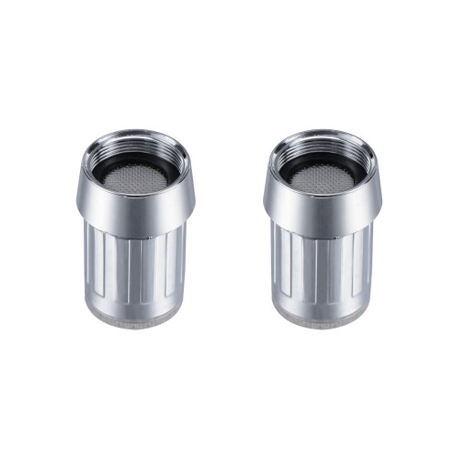Silver LED Water Faucet Tap ABS Temperature Sensor Rgb Light