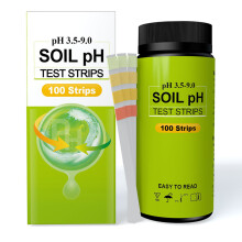 Bodem-pH-testkit, nauwkeurige bodem-pH-meting met zeer nauwkeurige teststrips (bereik 3,5 tot 9), eenvoudige en gebruiksvriendelijke test voor tuin,