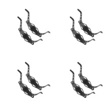 8Pcs Adjustable Black Hard Hat Replacement Chin Straps for