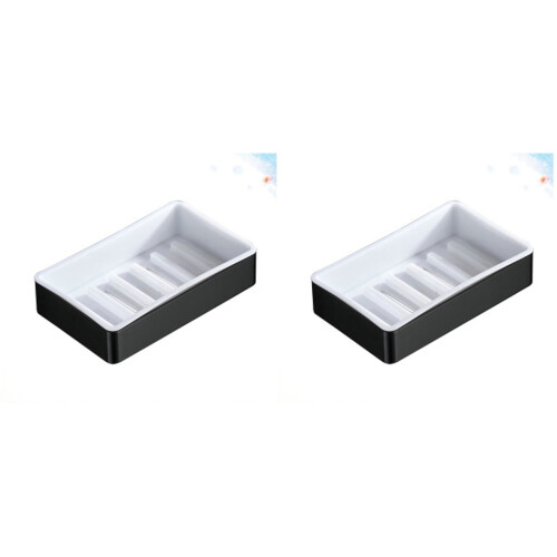 2Pcs Detachable Soap Dish Multi Color Soap Holder for Bathroom Kitchen