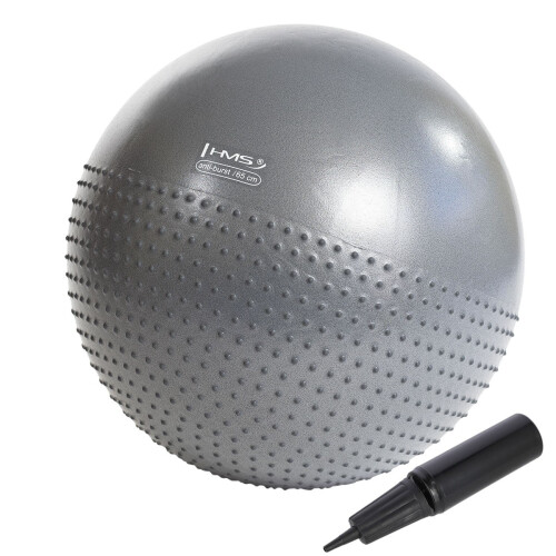 65 cm grå gymboll - anti-burst, halkfri