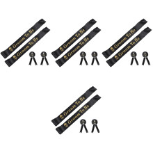8Sets Groom to Be Satin Sashes Decoration with Pin Badges