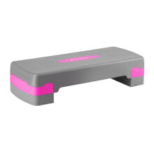 Aerobic Stepper, höhenverstellbar, Grau/Pink