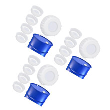 15Pcs White Hdpe Water Tank Bucket Covers Leak Proof Storage Lids