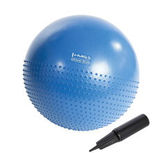 55 cm marineblauer Gymnastikball - platzsicher, rutschfest