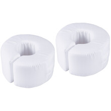 2Pcs White Bedsore Mat Sponge Ring Nursing Rest Bolster for Elderly