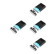 4Pcs Impact-Resistant DIY 18650 Power Bank Case with Dual USB