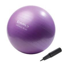 Lila Gymnastikball, 65 cm - platzsicher, rutschfest