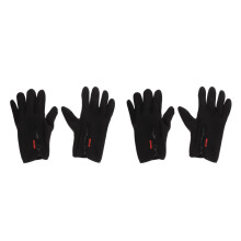 2Paare Fleece Winterhandschuhe 2-Finger Cut Warm, Rutschfest,