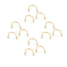 12Pcs Khaki Handmade Rattan Pot Handles Replacement for Tea Kettles
