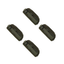 4Pcs Soft Nylon Eyeglass Cases Waterproof Lightweight Travel Green