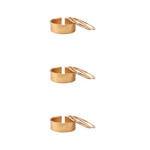 3Stk 24Mm-22Mm Bottom Bracket Adapter Set Fahrrad Aluminium Gold