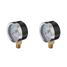 2Pcs Car Air Pressure Gauge Npt Thread Double Scale Assorted Color