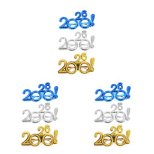 9Pcs Lightweight Pc New Year Party Glasses Assorted Colors for Adults