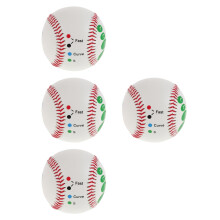 4Pcs Soft PU Baseballs for Safe Batting Practice Kids Training