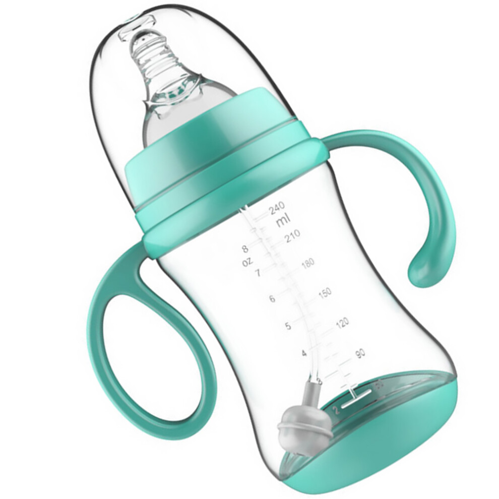 Baby Feeding Bottle PP Silicone Heat Resistant Infant Feeder