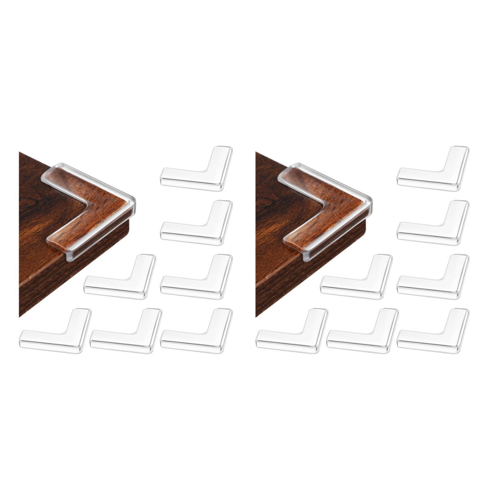 16Pcs Transparent Baby Safety Corner Covers Window and Table Protector