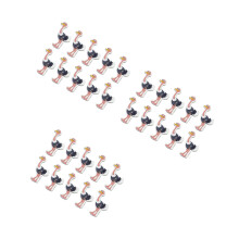 3Pcs Durable Pink Wooden Buttons Cartoon Ostrich for Clothes Craft