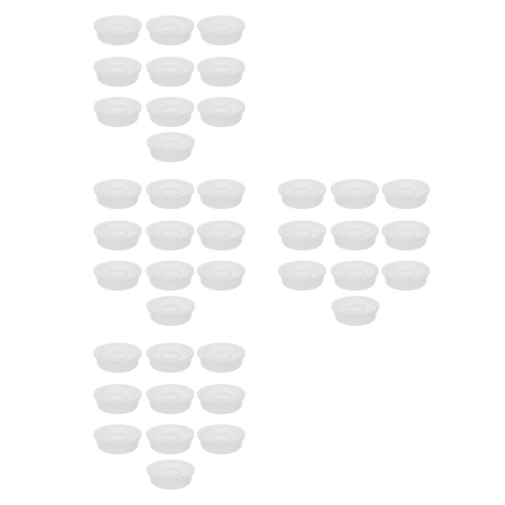 40Pcs White Plastic Screw Seal Lids For Chemical Paint Storage Buckets 3711318831404