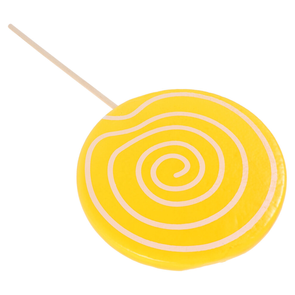 Lollipop Simulation Model Food Photo Prop For Kids Yellow 3711318825045