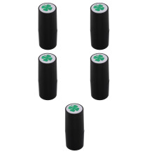 5Pcs Black Golf Ball Stamper Plastic Self-Inking for Golfers Marking