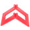 1Set Red Durable Plastic Scooter Support Universal Balanced Bike Stand 1