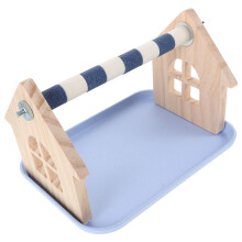 Parrot Platform Perch with Tray for Bird Training