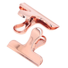 Metal Bulldog Binder Clips Polished Steel Clips Multi-Purpose Use Durable & Robust Heavy Duty Food Bag Clamp Tight Sealing Excellent Manufacturing