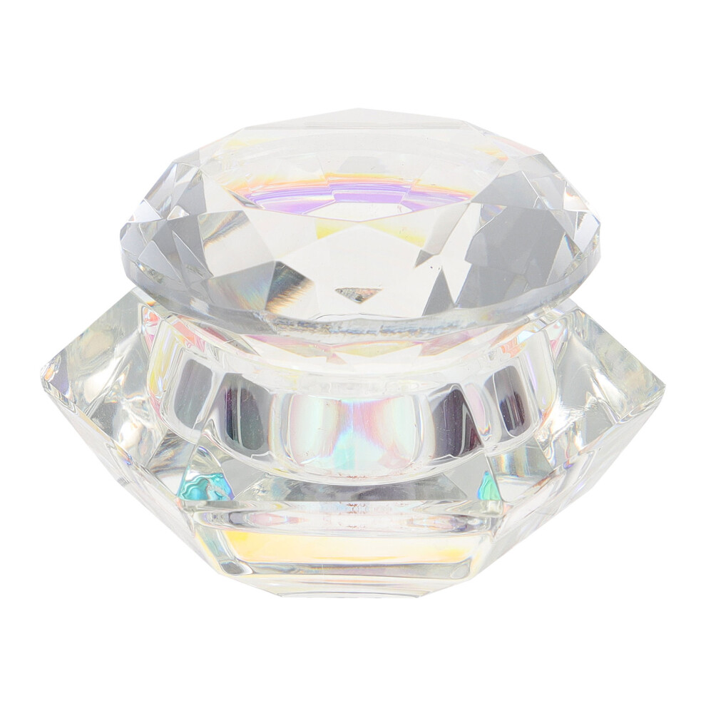 3Pcs White Nail Tiny Cup Crystal Pen Wash Cup for Nail Art Supplies