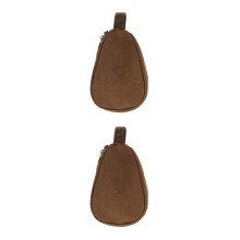 2Pcs Wear-Resistant Oxford Cloth Bowl Storage Bag for Camping