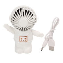 Cool Comfortable Cute Astronaut Fan Flexible Tripod Detachable270Rotation Rechargeable USB Fan For Office Home Travel Outdoor Activities