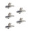 5Pcs Hot Glue Sprayer Holder ABS Plastic Base for Home Craft Use 1