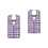 2Pcs Elder Mealtime Bib Adjustable Waterproof Clothing Protector Bib 4