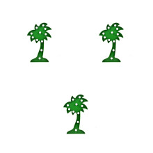 3Pcs Green Palm Tree Lights LED with for Events