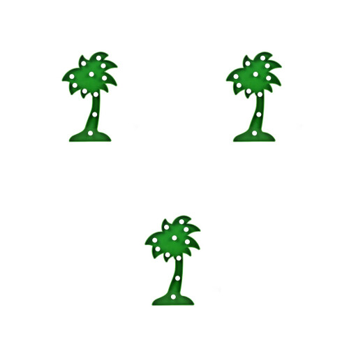 3Pcs Green Palm Tree Lights LED with for Events