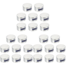24Pcs Silver Mirror Holder Brackets Zinc Alloy Sturdy Home Use Clips